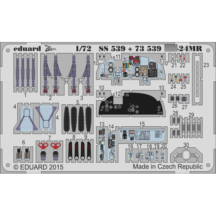 73539 Eduard 1/72 Photo Etching for С-24MR