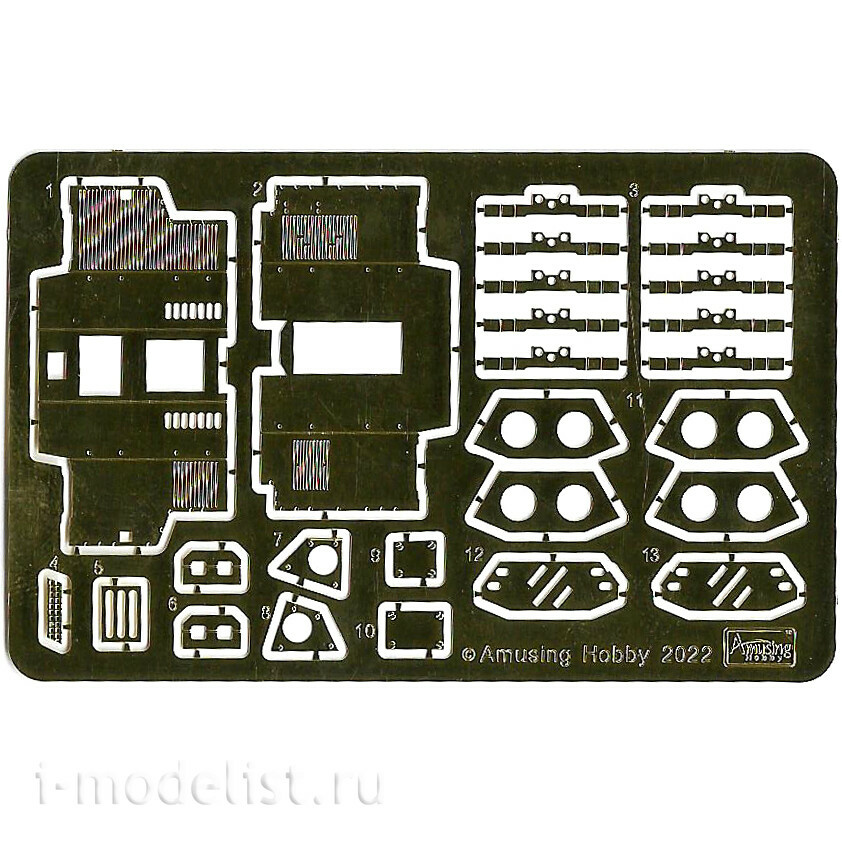 35A053 Amusing Hobby 1/35 Russian T-90A and Uran-9 tank (2 in 1) (under license from UVZ)