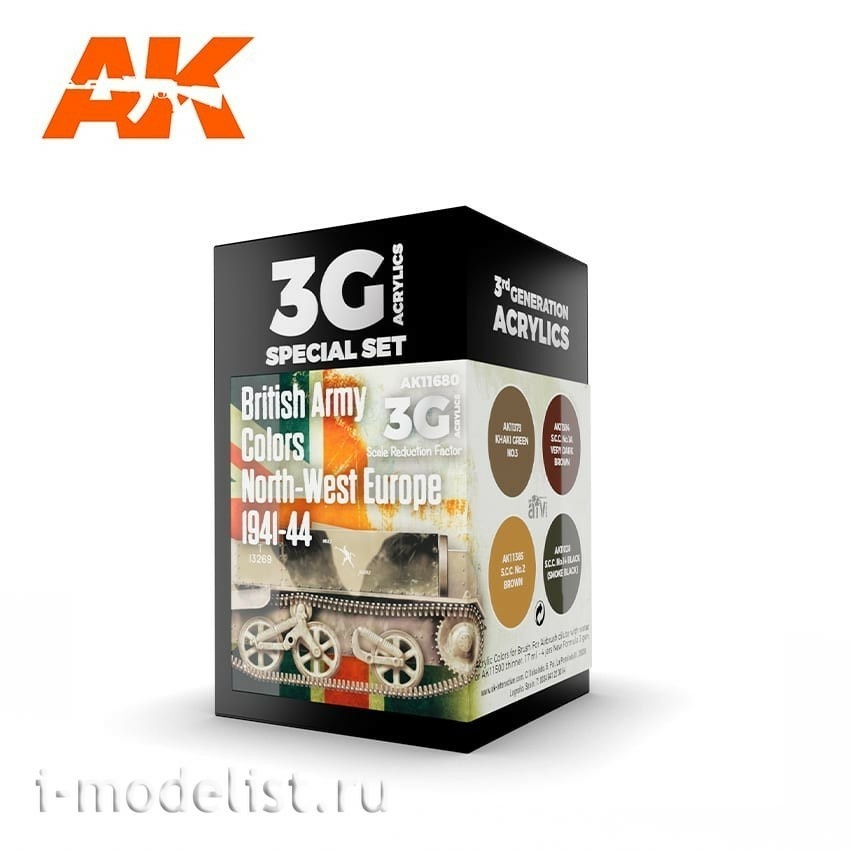 AK11680 AK Interactive Set of acrylic paints 