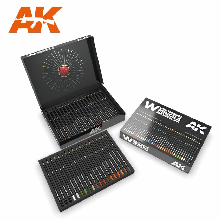 AK10047 AK Interactive set of watercolor pencils DELUXE EDITION