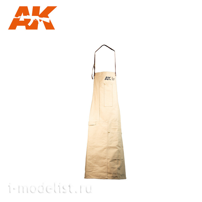 AK9201 AK Interactive Branded Brown Apron / AK OFFICIAL APRON CAMEL