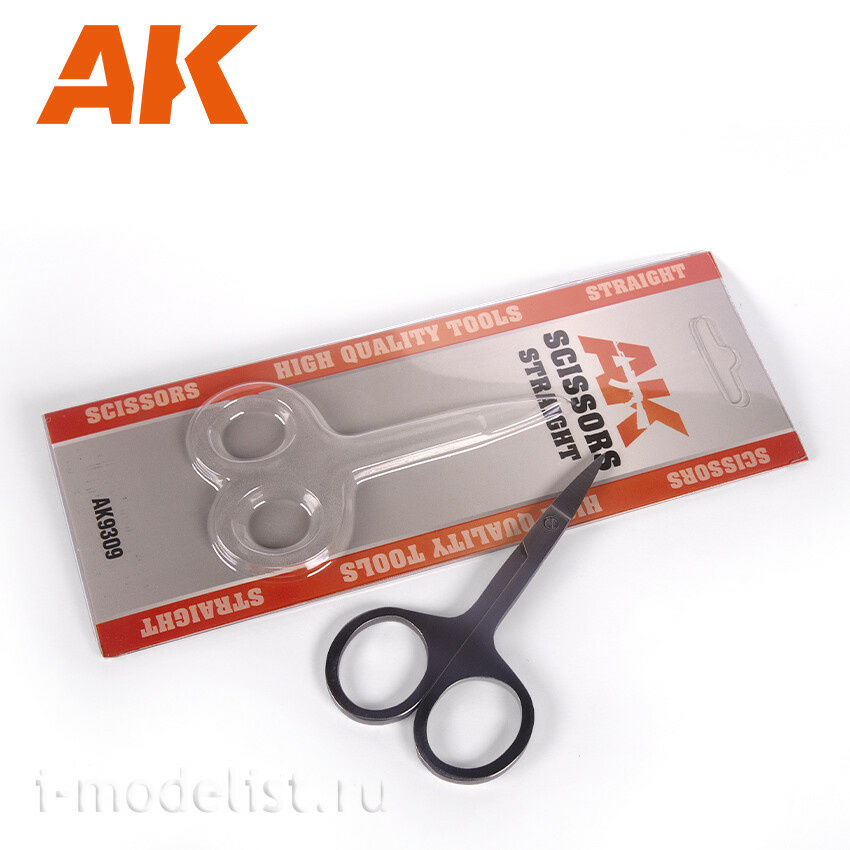 AK9309 AK Interactive Ножницы прямые для фfromfromравления / Scissors Straight (Special PHOTOETCHED)