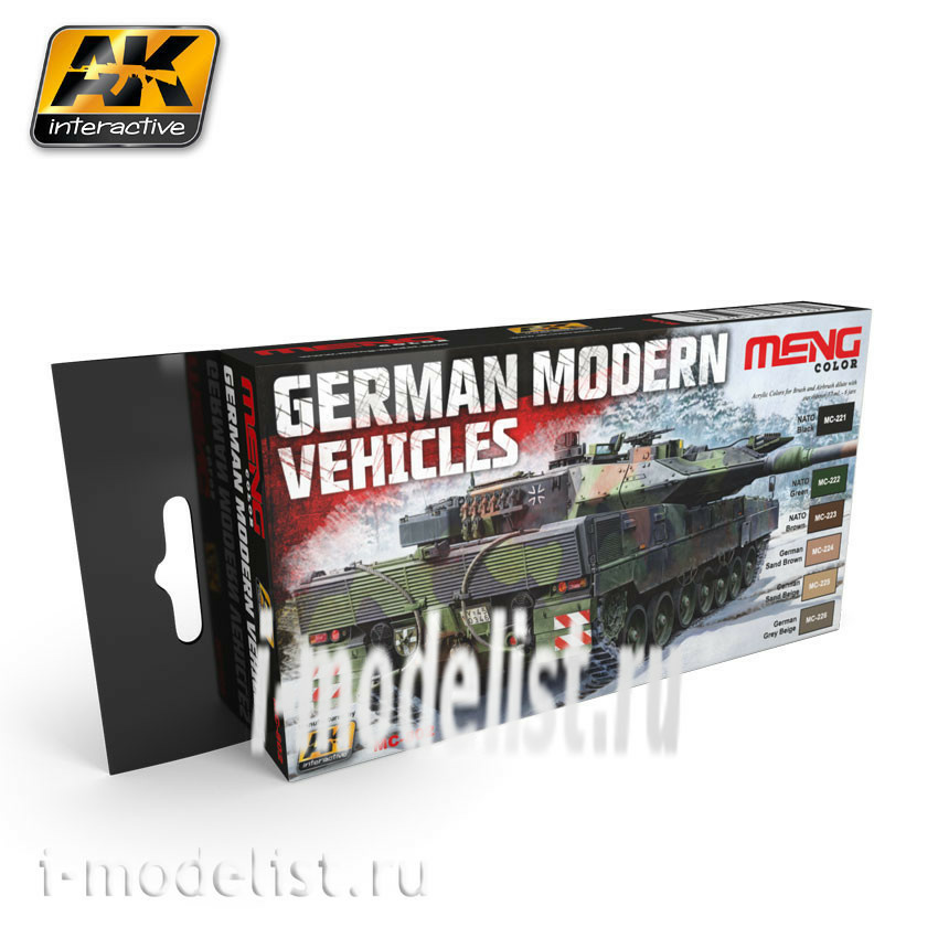 MC802 AK Interactive GERMAN MODERN VEHICLES COLORS SET