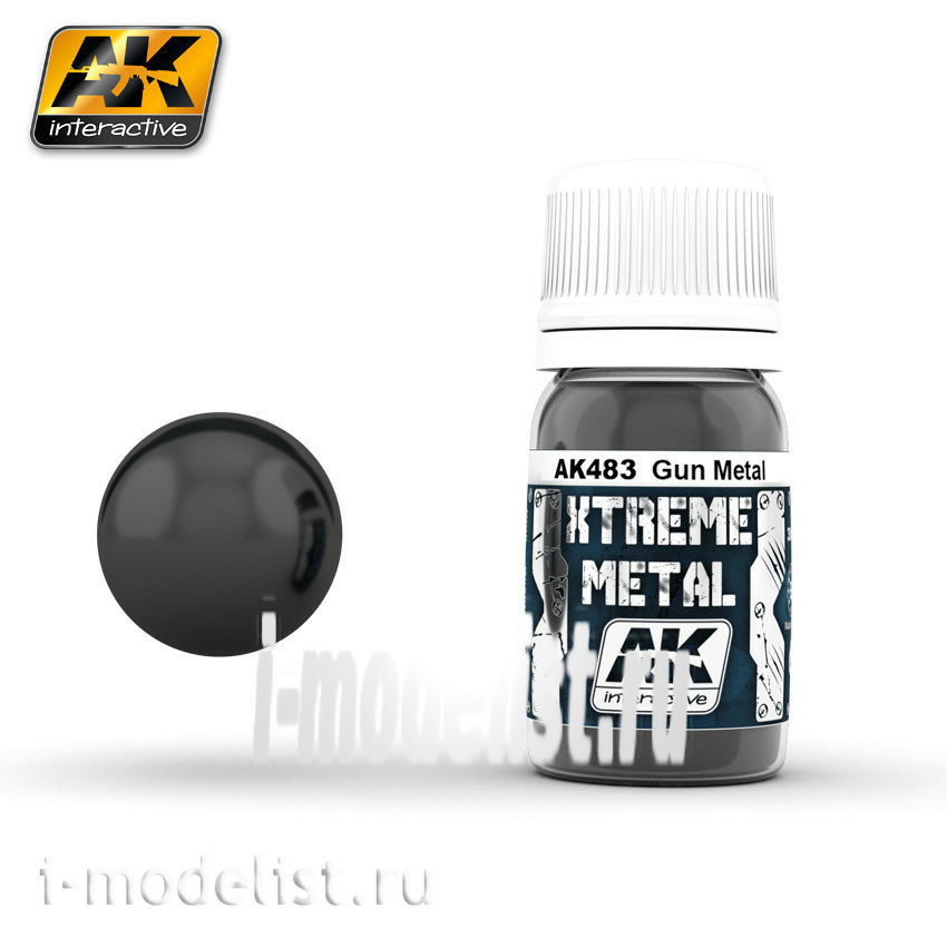 AK483 AK Interactive XTREME METAL GUN METAL (metallic metal guns)