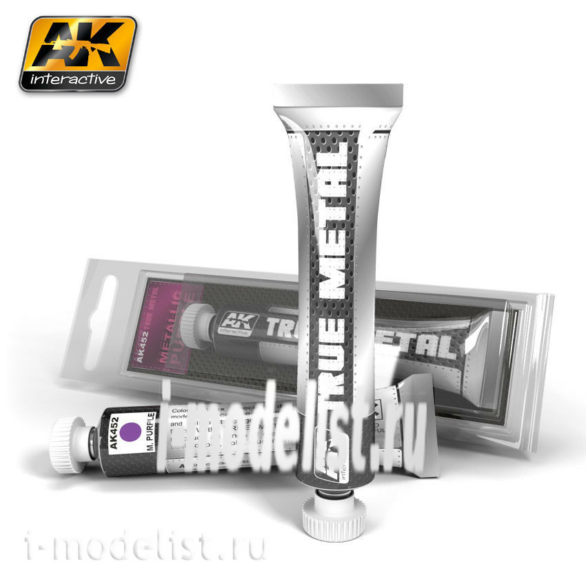 AK452 AK Interactive TRUE METAL METALIC PURPLE (real metal, metallic Magenta)