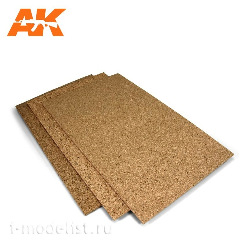 AK8048 AK Interactive Cork Sheet 200x300x3mm fine grained