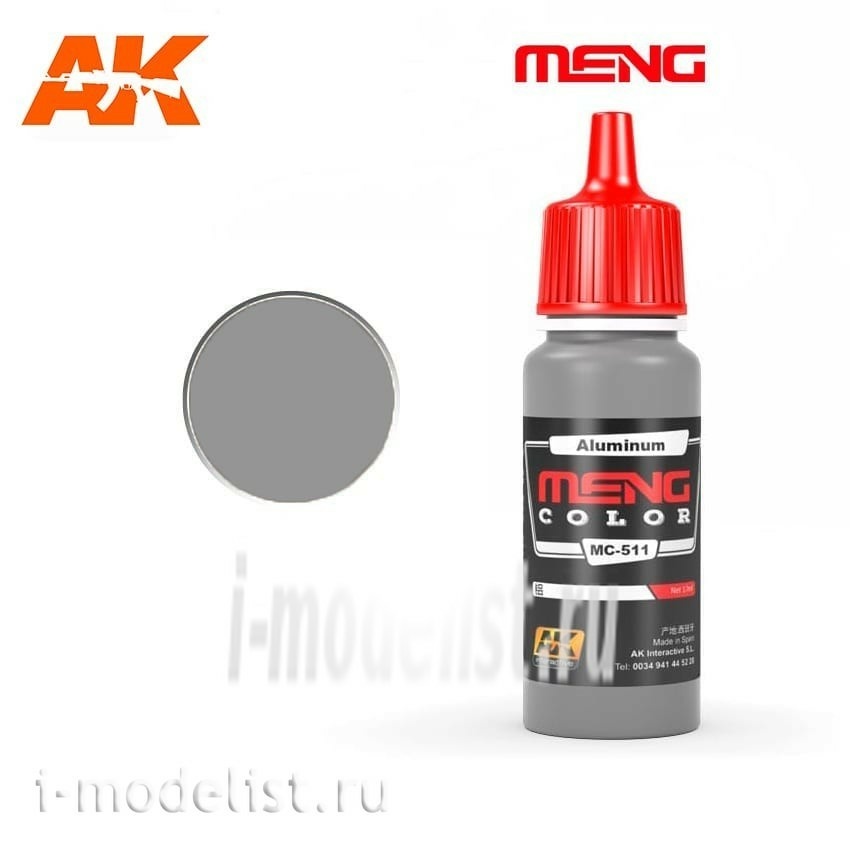 MC511 AK Interactive acrylic Aluminum Paint, 17ml