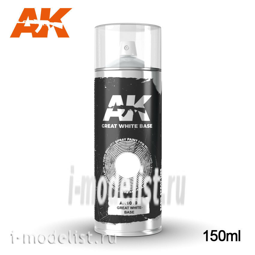 AK1019 AK Interactive Great White Base Spray 150ml