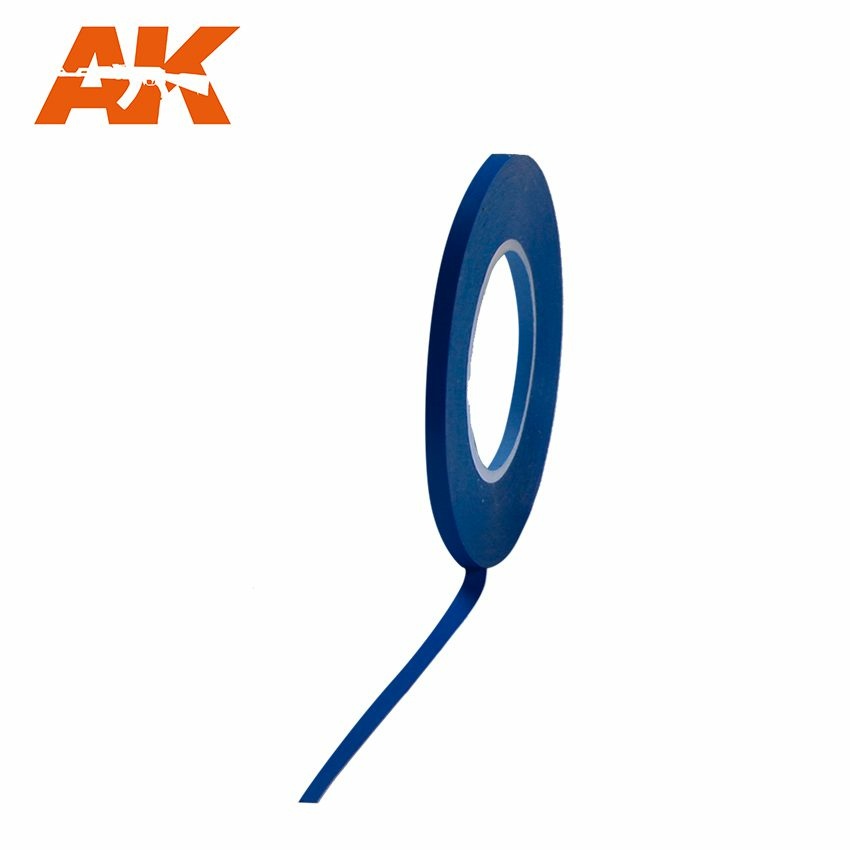 AK9183 AK Interactive Adhesive TAPE FOR BENDS, 3MM / MASKING TAPE FOR CURVES 3MM