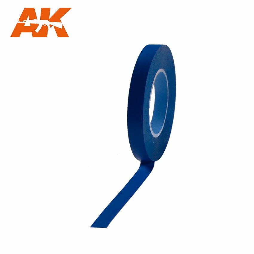 AK9185 AK Interactive Adhesive TAPE FOR bends, 10 mm / MASKING TAPE FOR CURVES 10MM	