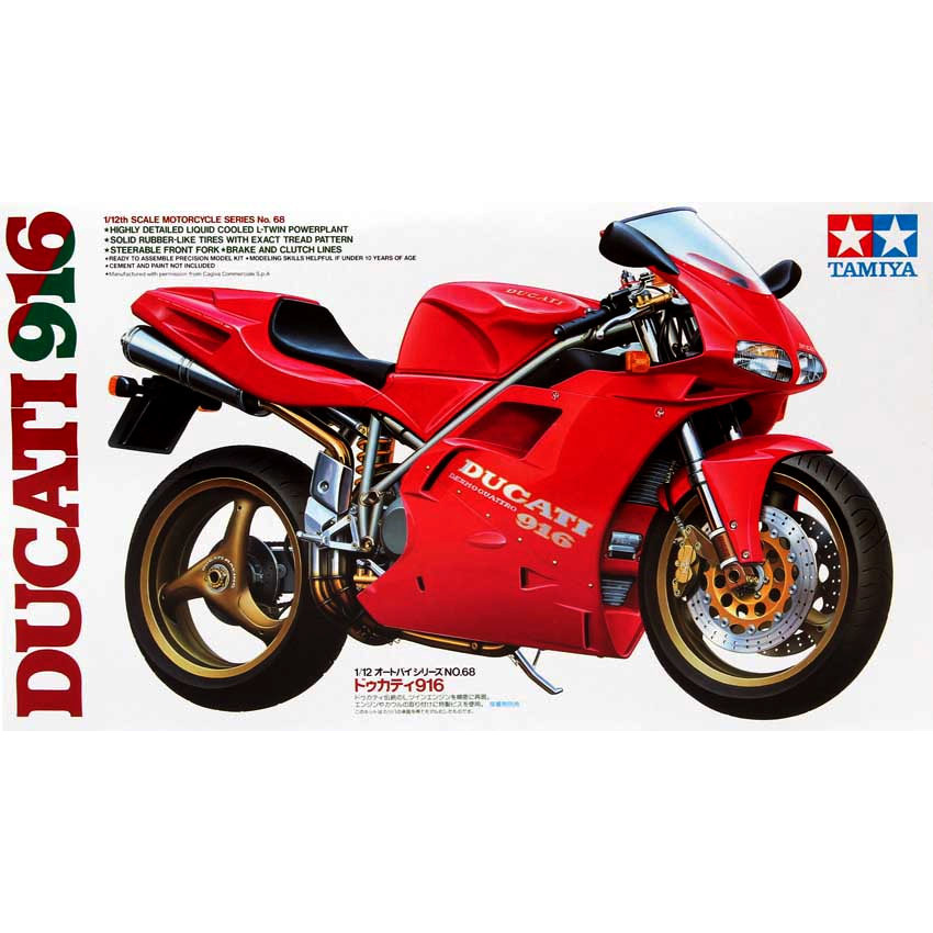 Tamiya 14068 1/12 Ducati 916 Motorcycle