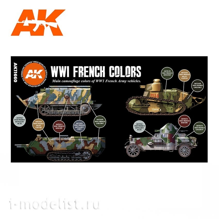 AK11660 AK Interactive Paint set 