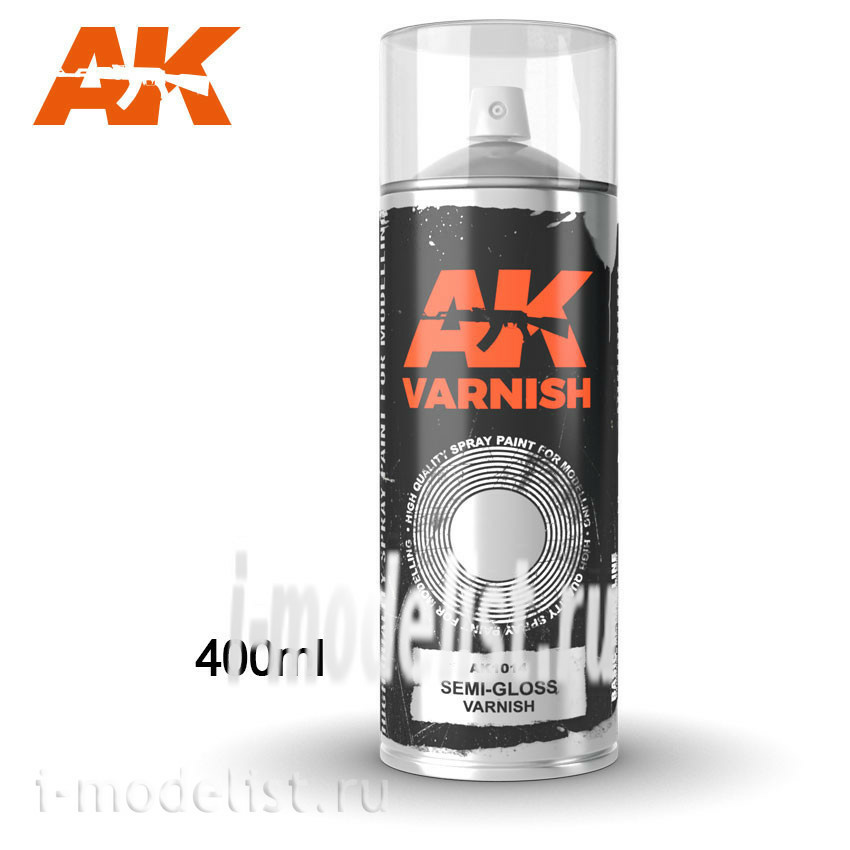 AK1014 AK Interactive Semi-Gloss varnish Spray 400ml