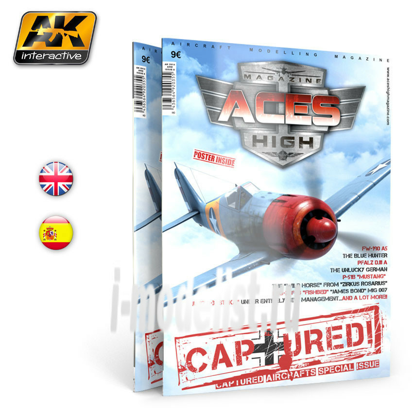 AK2914 AK Interactive ACES HIGH MAGAZINE ISSUE 08 CAPTURED!