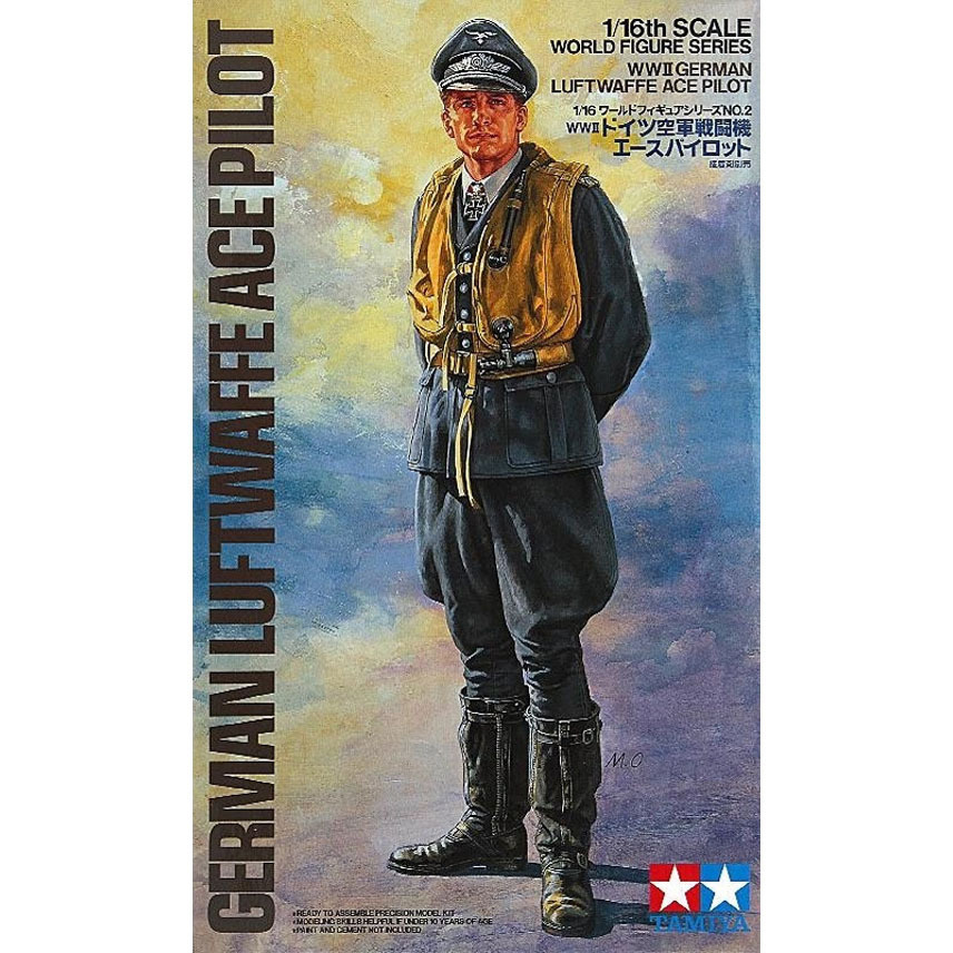 36302 Tamiya 1/16 WWII German Luftwaffe Ace Pilot