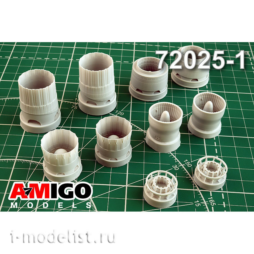 AMG72025-1 Amigo Models 1/72 С-35S Jet Engine Nozzles Al-41F1S