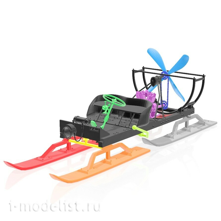 DMS-35054 ДМС 1/35 Аэросани Le traîneau à hélice de M. Nivert (Мfromорныя Сани г-на Ниверта)