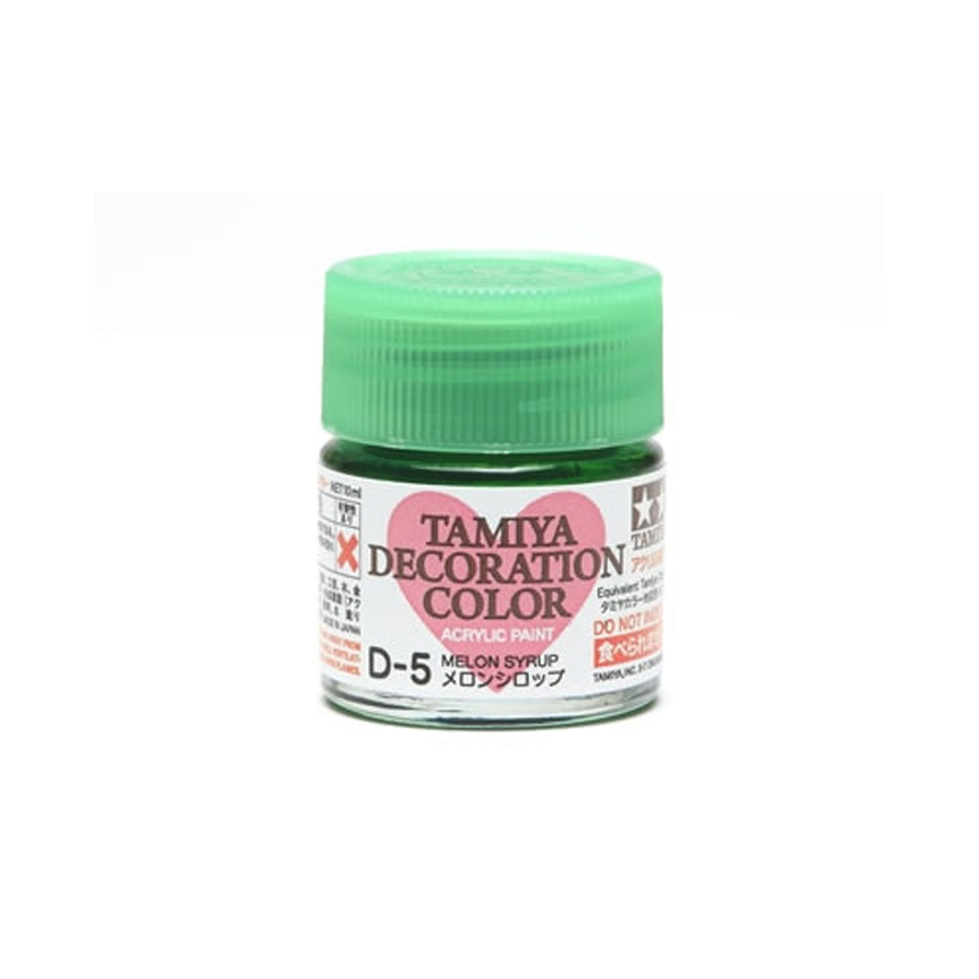 76605 Tamiya Акриловая краска DECORATION D-5 Melon Syrup (дынный сироп)