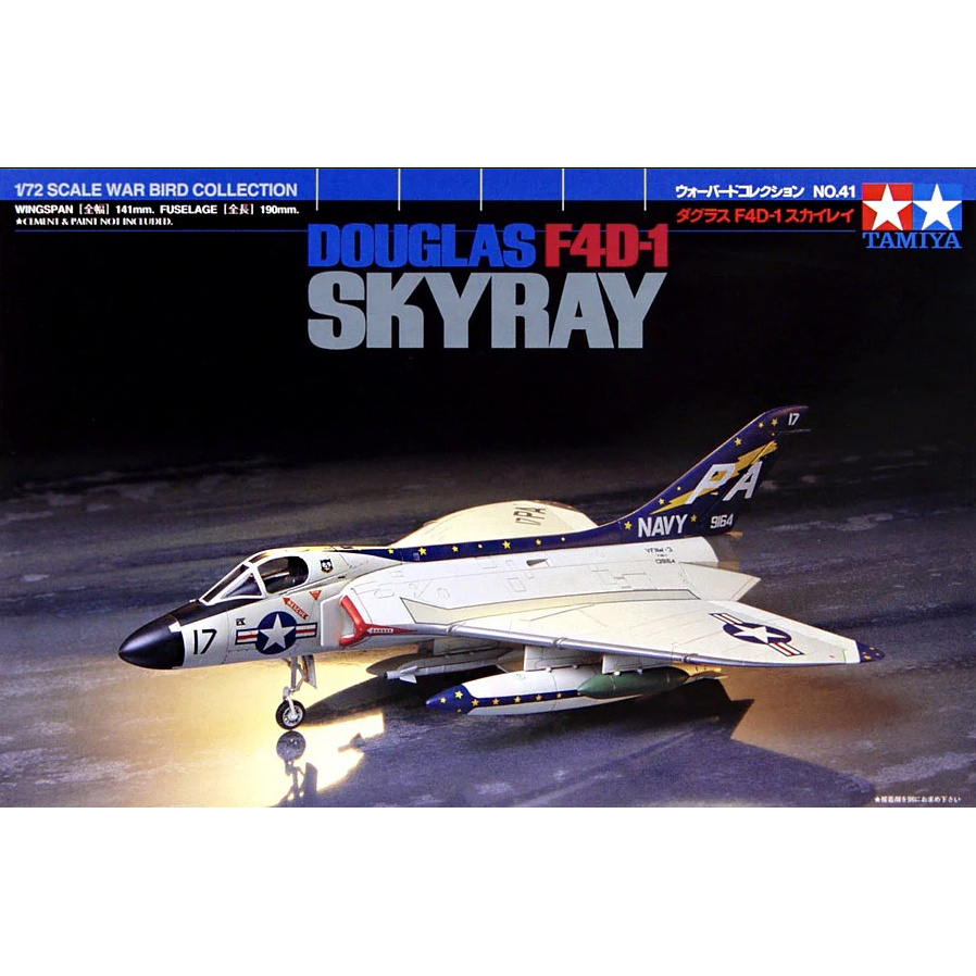 Tamiya 60741 1/72 Douglas F4D-1 Skyray 