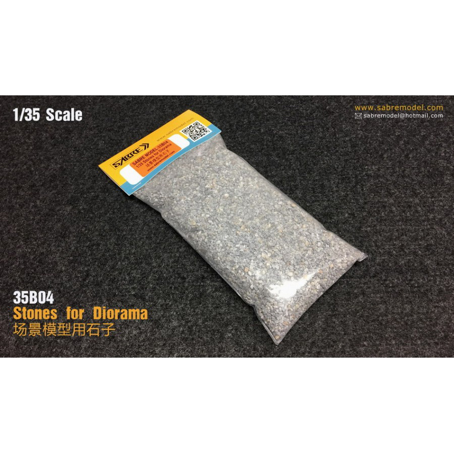 35B04 Sabre Model 1/35 Real Diorama Stones