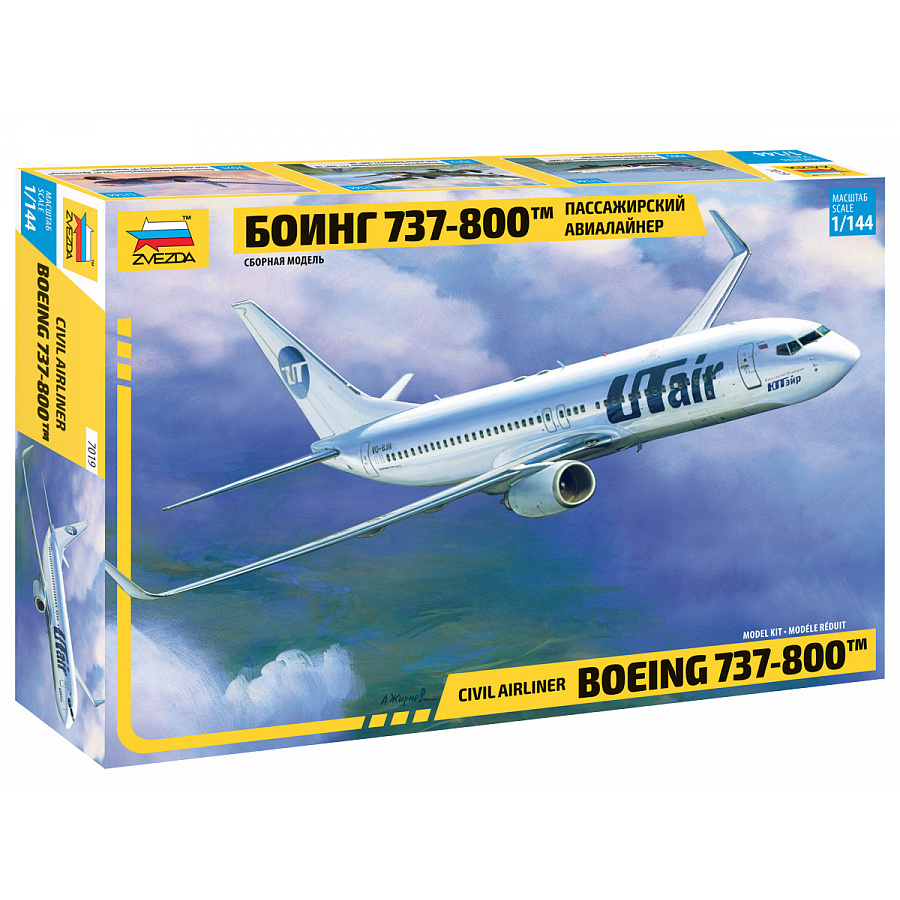 7019 Zvezda 1/144 Passenger Airliner Boeing 737-800™