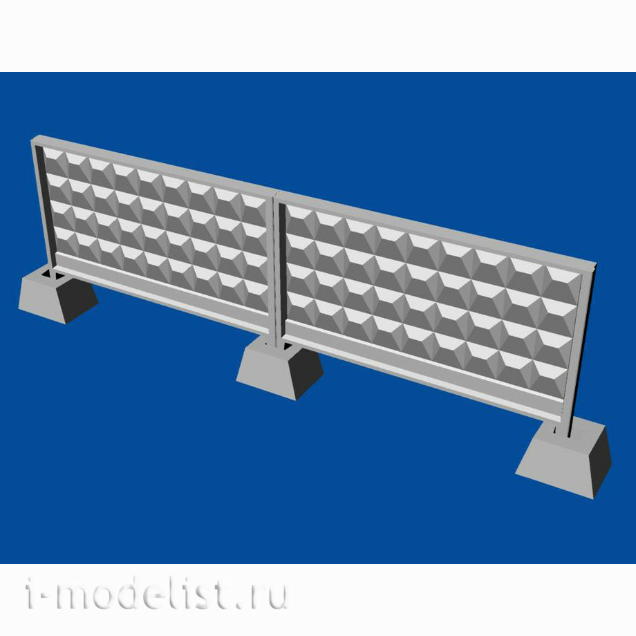 MDR7207 Metallic Details 1/72 Russian concrete fence P6V