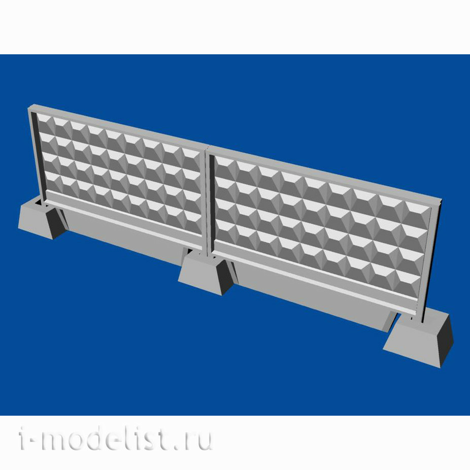 MDR7208 Metallic Details 1/72 Russian concrete fence P6Vm