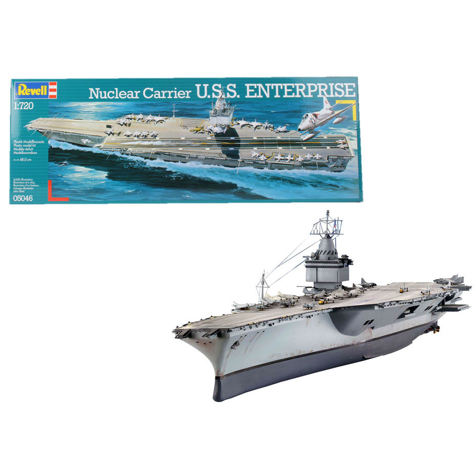 Revell 05046 1/720 Aircraft Carrier U. S. S. Enterprise