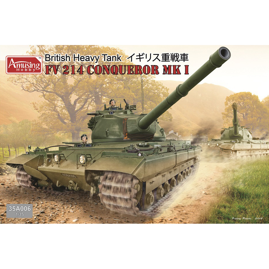 35A006 Amusing Hobby 1/35 British Heavy Tank FV214 Conqueror Mk I