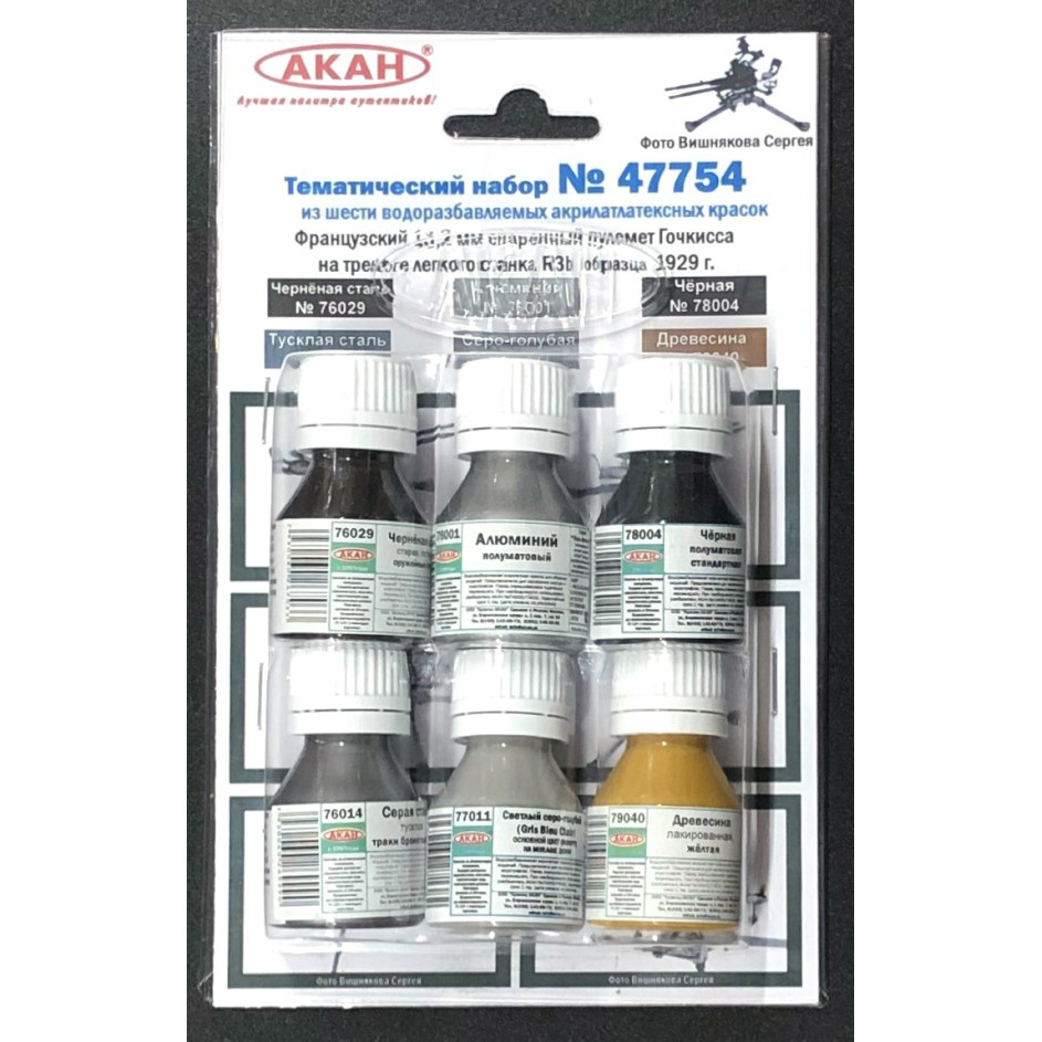 47754 Akan Set of French 13.2 mm twin Hotchkiss machine gun on a tripod of a light machine R3b model 1929