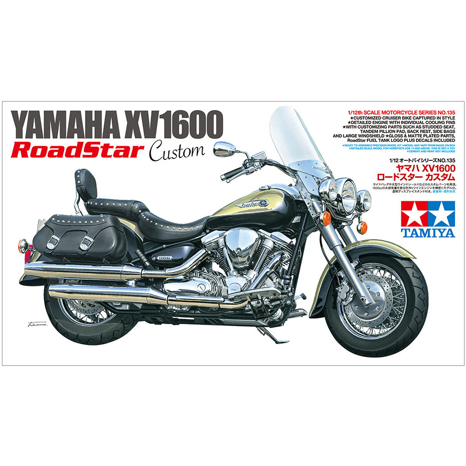 14135 Tamiya 1/12 Motorcycle Yamaha XV1600 Road Zvezda Custom