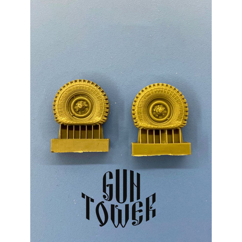 35214 GunTower Models 1/35 Wheels (flat tire), 2 PCs.