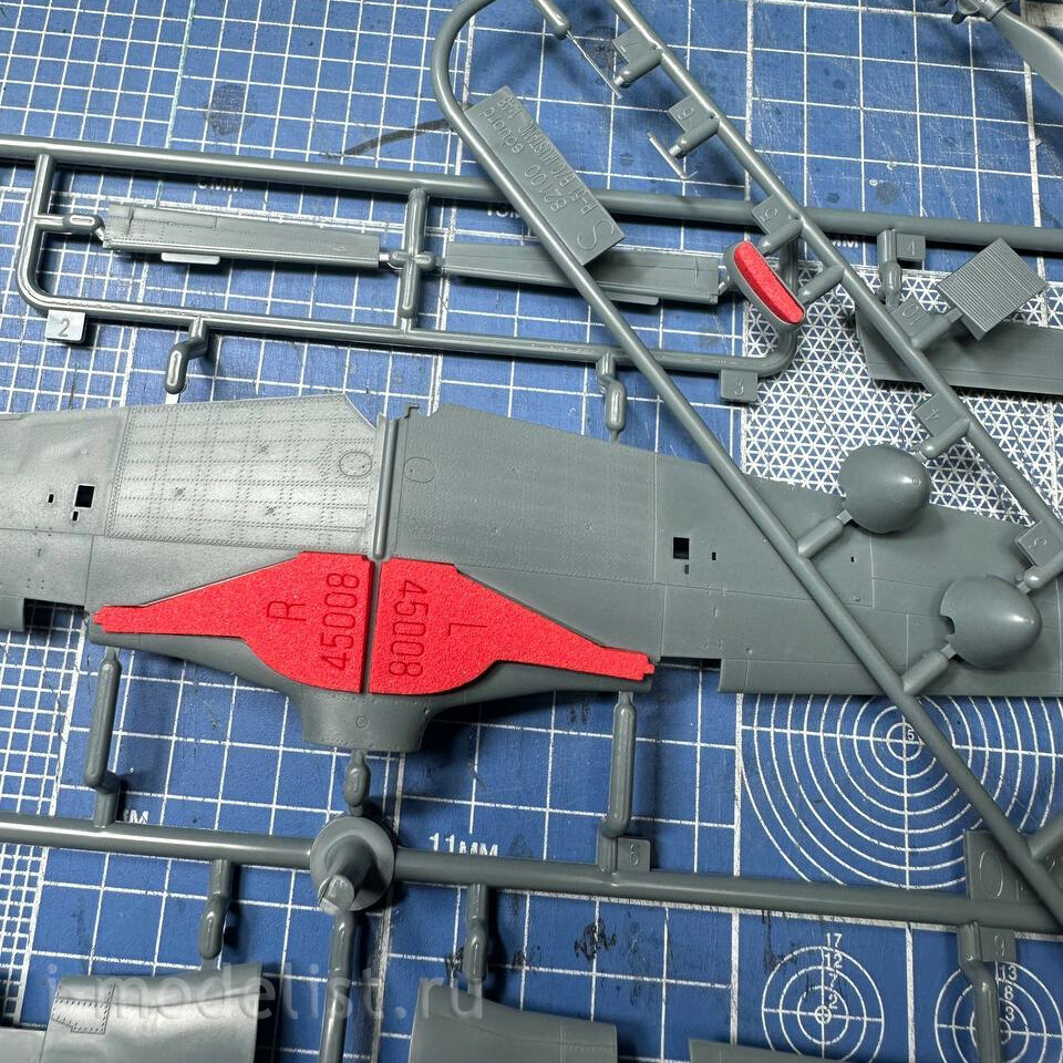 45008 SX-Art 1/48 Заглушки ниш для P-51B Mustang (Eduard)