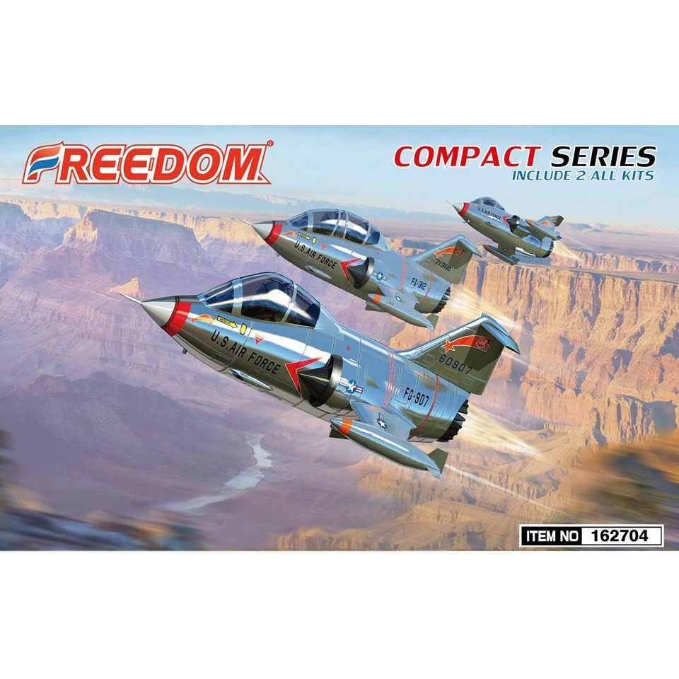 FD162704 Freedom 1/0 USAF Zvezda Fighter F-104 & TF-104