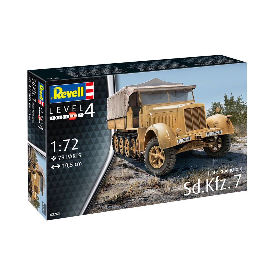 03263 Revell 1/72 semi-Track tractor Sd Kfz 7