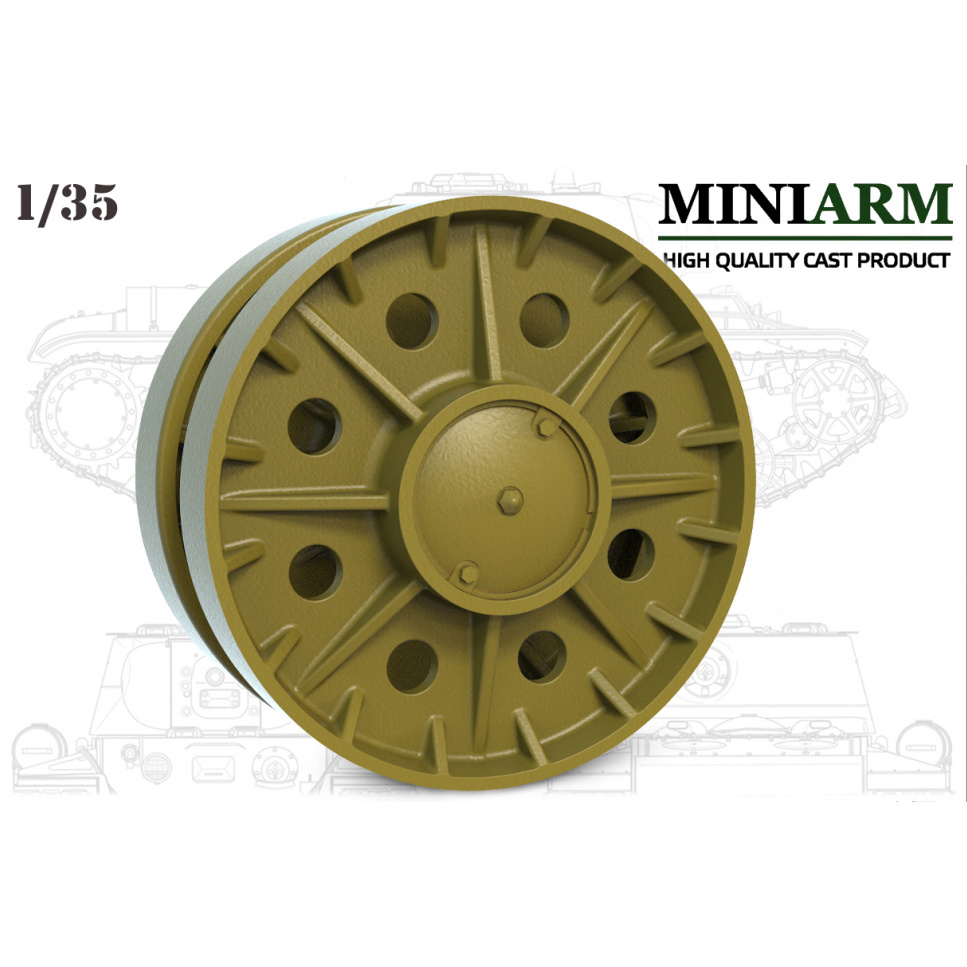 35228 Miniarm 1/35 KV-1C/8C Narrow support rollers early (Obr. 43g)