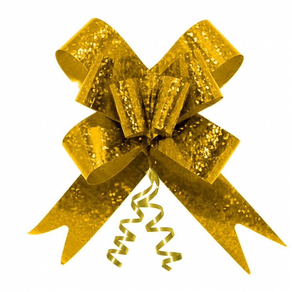 Gift Bow-Butterfly holography, Gold