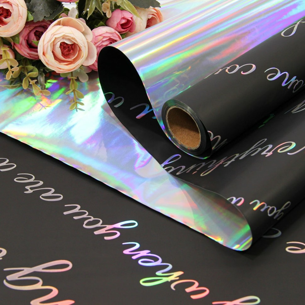The film is black with mother-of-pearl
