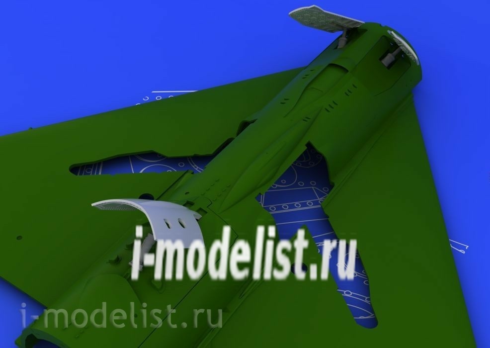 648064 Edward 1/48 MiG-21 late airbrakes add-on Pack