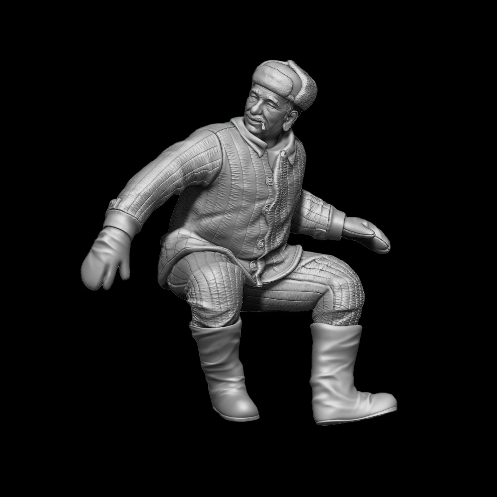 Im35079 Imodelist 1/35 Driver Figure for STZ-5 (Zvezda)